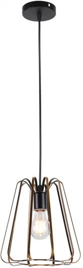 MD.0301-1-P BK+ZGD Подвесной светильник Imex MD.0301-1-P BK+ZGD