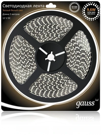 312000110 Светодиодная лента Gauss 3528/120-SMD 312000110