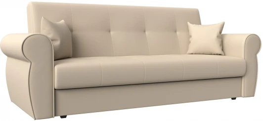 118380 Диван-книжка Лига-019 (Бежевый/Экокожа) Лига Диванов арт.118380