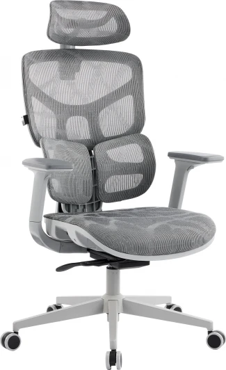 EP Alfa GR M Grey Эргономичное кресло Everprof Alfa Grey Сетка Серый арт.EP Alfa GR M Grey