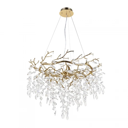 MS.2104.800 GD Подвесная люстра хрустальная Modelux MODESTYLE MS.2104.800 GD