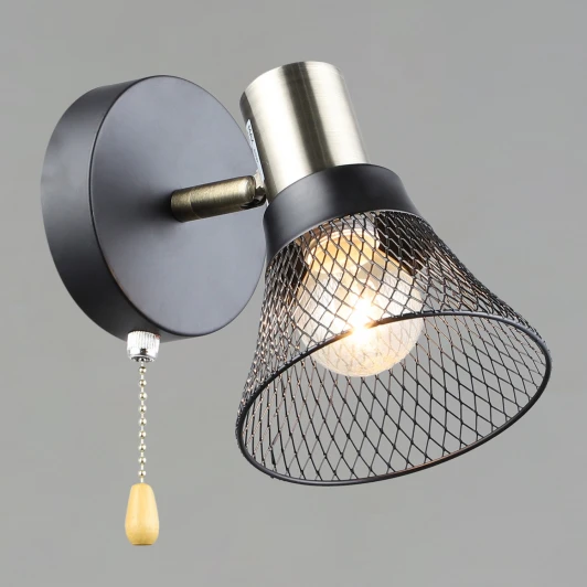 06243-0.8-01 AB+BK Спот с выключателем Reluce 06243-0.8-01 AB+BK