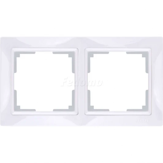 WL03-Frame-02 Рамка на 2 поста Werkel Snabb Basic, белый
