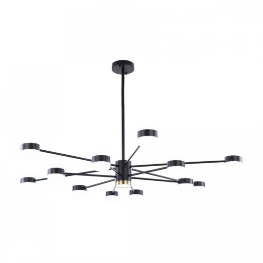 3307.6296-12 Black Потолочная люстра на штанге светодиодные APL LED Ferrara 3307.6296-12 Black