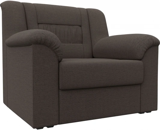 125055 Кресло Карелия (Коричневый/Рогожка) Лига Диванов арт.125055