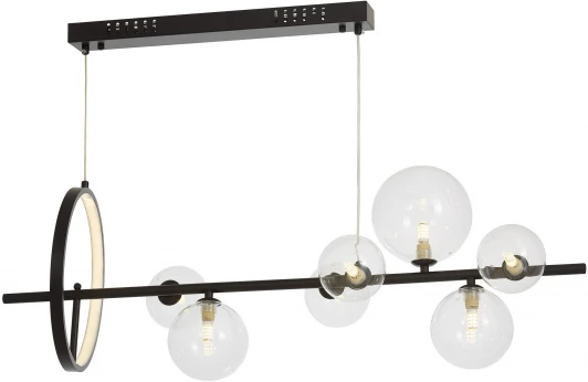 LDP 7033-7 BK+CL Подвесной светильник Lumina Deco Merido LDP 7033-7 BK+CL