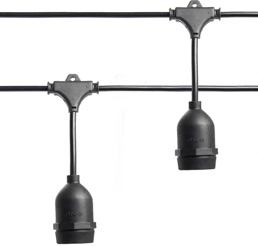 41826 Гирлянда Feron 41826 CL50-13-1 Евро Белт-лайт на подвесах черный IP65 13м