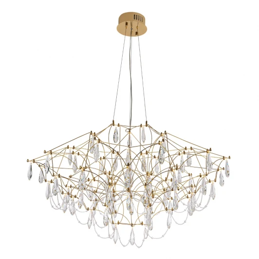 ML.5602.1000P BS Подвесная люстра светодиодная хрустальная с пультом с регулировкой цветовой температуры Modelux MODELUX ML.5602.1000P BS