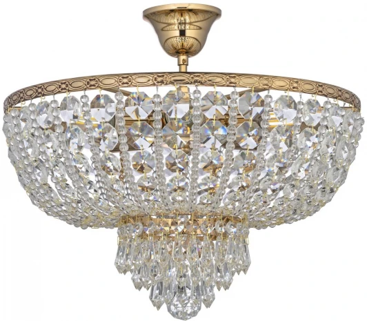 Nonna E 1.3.40.602 G Потолочная люстра на штанге хрустальная Arti Lampadari Nonna Nonna E 1.3.40.602 G