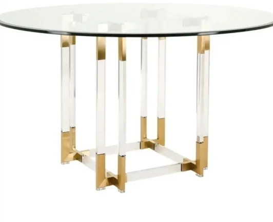 MH-07DTcasa Стол обеденный IST-CASA Никсон MH-07DT, прозрачный