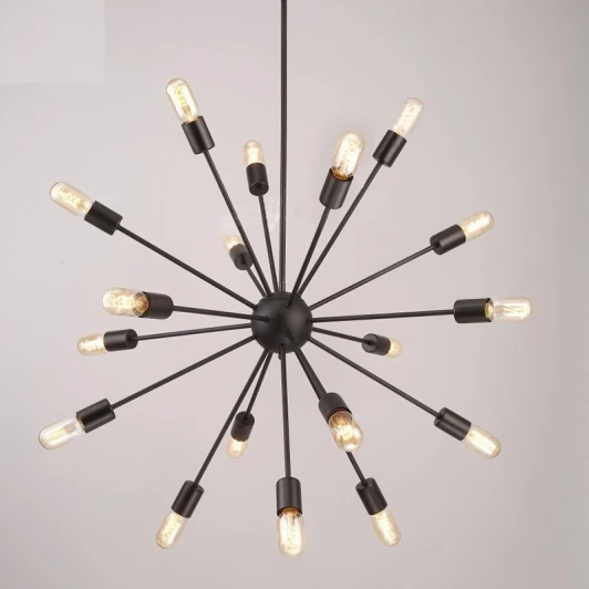 2-3049-12-BK E27 Потолочная люстра RiForma Loft 2-3049-12-BK E27