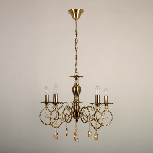 SY40078/5 Подвесная люстра Abrasax Daniela SY40078/5 (220V, на цепи, свеча)