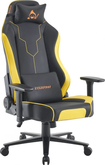 EP Rapid PU Black Yellow Геймерское кресло Everprof Rapid Экокожа Желтый