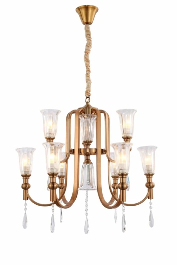 LDP 8041-6+3 S.GD Подвесной светильник Lumina Deco Rionella LDP 8041-6+3 S.GD