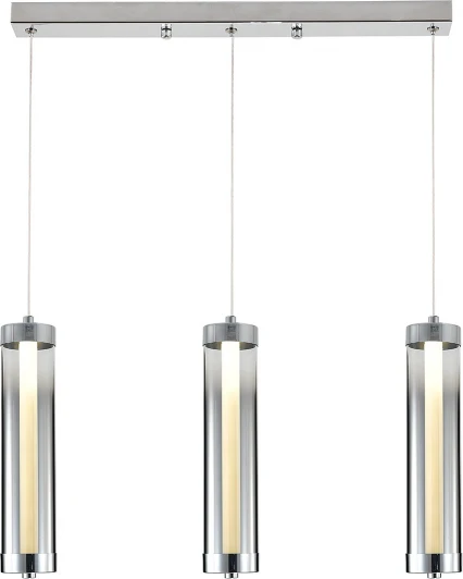 V000148L Подвесной светильник (11061/3P Chrome) Indigo Rilucente V000148L (LED, 220V, на проводе, круглые)