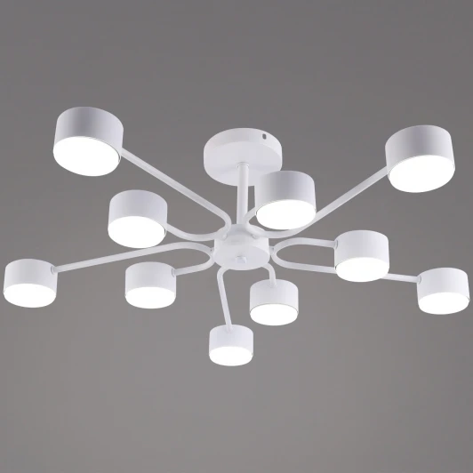 03708-0.3-10 WT GX53 Потолочная люстра на штанге Reluce 03708-0.3-10 WT GX53