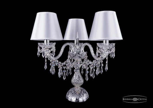 1403L/3/141-39 Ni SH21-160 Интерьерная настольная лампа Bohemia 1403 1403L/3/141-39/Ni/SH21-160