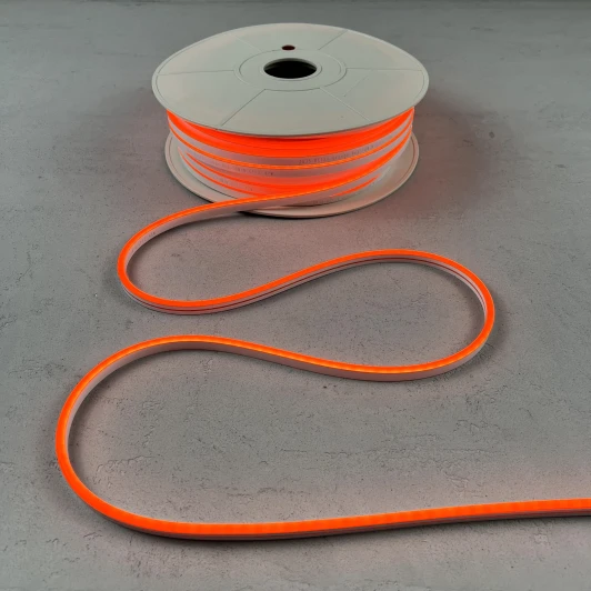 FR-23530 Односторонний Гибкий Неон 6х12мм Оранжевый 12В, IP65 Laitcom FR-23530