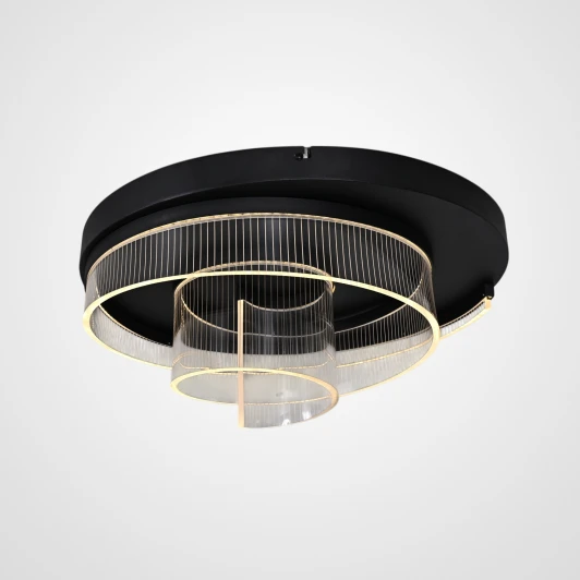 Riven01 Потолочная люстра Riven Black D50 By ImperiumLoft Riven01 (LED, 220V, круглые)