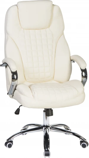 114B-LMR CHESTER, цвет кремовый Офисное кресло для руководителей CHESTER (кремовый)