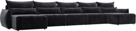 128681 Диван п-образный Лига-051 НПБ МегаЛонг Лига Диванов (Велюр) арт.128681