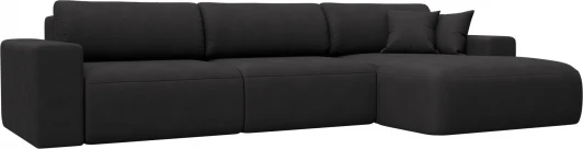 127800 Диван угловой Лига-036 НПБ Классик Лонг правый угол Лига Диванов (Замша) арт.127800