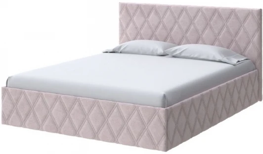 2022912 PROxSON Кровать Fresco (Ткань: Велюр Teddy Лунный) 90x200