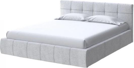 1934349 PROxSON Кровать Varna без основания (Ткань: Жаккард Tesla Стальной) 160x200