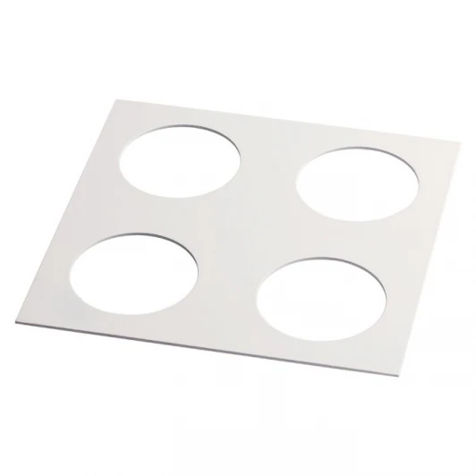 357911 Рамка для четырех встраиваемых светильников Novotech Metis, квадрат, белый
