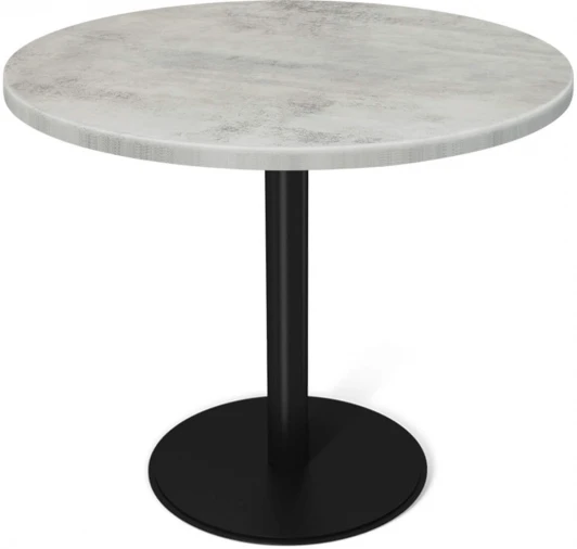 3923123902 Стол Sheffilton SHT-TU43/TT 80 МДФ черный муар/бетон светлый