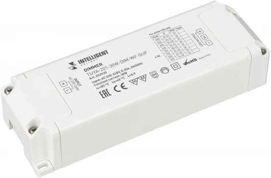 032920 INTELLIGENT Диммер TUYA-201-30W-DIM-WF-SUF (230V, 433MHz, 500-900mA) (IARL, -) 032920