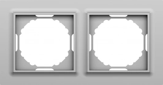 DEW21237 Рамка 2-я, Wave сталь Donel A07 DEW21237