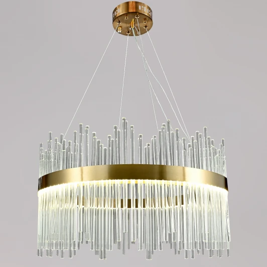 08817-0.4-400 HGT Подвесной светильник хрустальный светодиодный с пультом Reluce 08817-0.4-400 HGT (220V, на тросе)