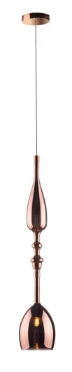 LUX NEW SP1 C COPPER Подвесной светильник Crystal Lux New SP1 C COPPER (220V, на проводе, бокалы)