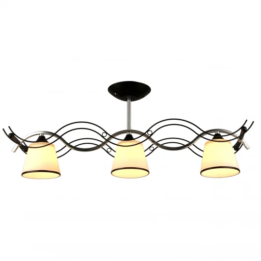 MD.3135-3-S WENGE+CH Потолочная люстра Imex MD.3135-3-S WENGE+CH