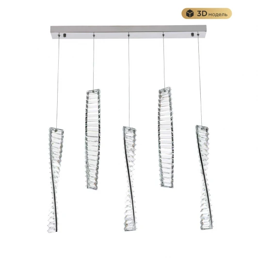 MS.88910.5 CR Подвесной светильник светодиодный хрустальный Modelux MODESTYLE MS.88910.5 CR