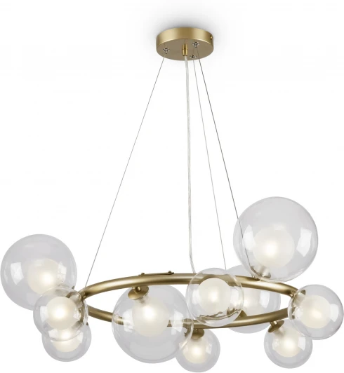 FR5139PL-10MG Подвесная люстра Freya Duo FR5139PL-10MG (220V, на тросе, шарики, молекулы)
