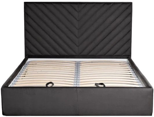 MILANO BASIC2К-160M-Colt1003 Кровать Milano Basic c подъем.мех.велюр серый Colt1003 173*220*125 Garda Decor