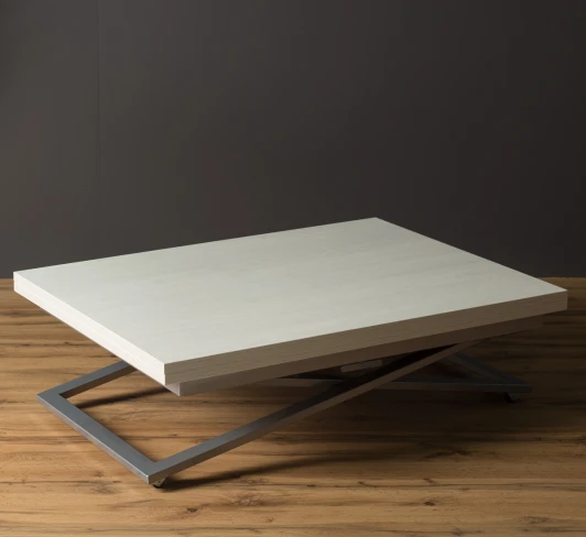 9667017801 Стол-трансформер Левмар Compact D36/S59 (дуб анкор светлый/серебро) от фабрики Levmar