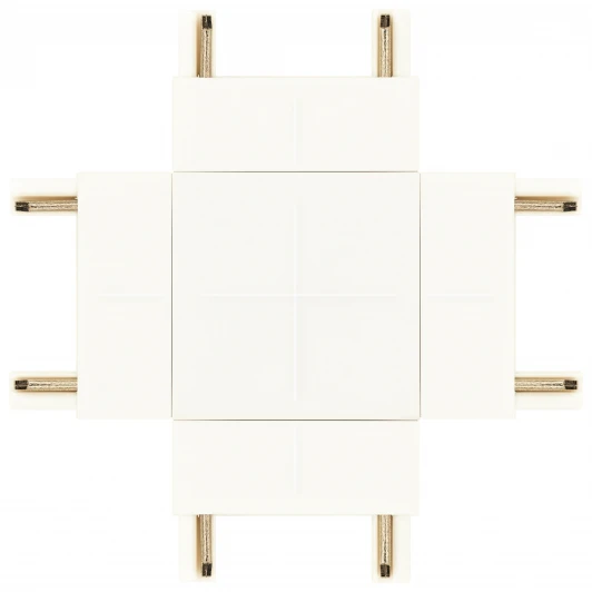 TRM-S5-CX WH Коннектор Х-образный для магнитного шинопровода ЭРА TRM-S5-CX WH