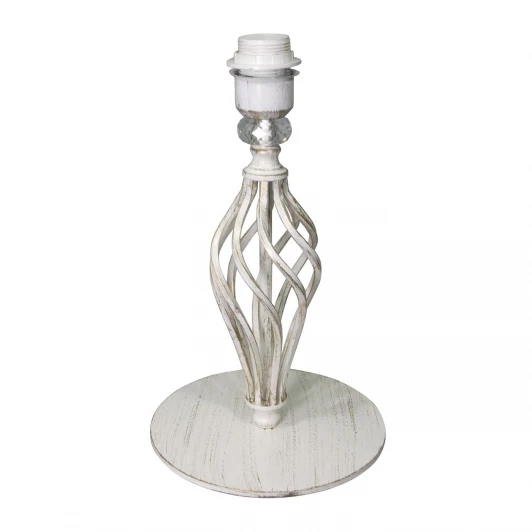 S9244-1 Основание настольной лампы Day&Night, 1 лампа, белый с золотом и прозрачным