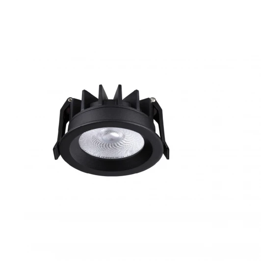 359841 Встраиваемый светильник светодиодный Novotech Rayne 359841 черный с переключателем цв. температуры и угла рассеивания LED 10W 220V 2700К\3200К\4000К