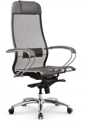 z312424461 Офисное кресло Метта Samurai S-1.04 MPES Светло-коричневый/Серый/Светло-коричневый