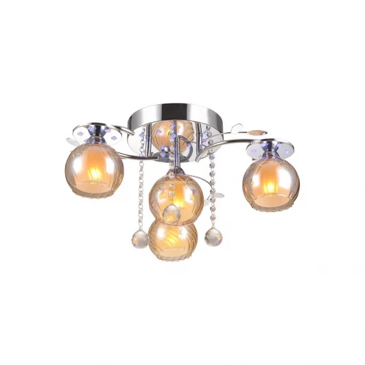 220/4PF-Chrome Потолочная люстра IDLamp Ottawa 220/4PF-Chrome