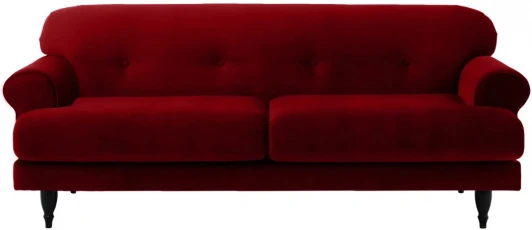339439 Диван Italia ОГОГО (арт.339439), (Ткань/Красный)