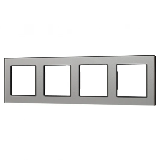 043804 Рамка стеклянная FRM-GLARE-GS-4-GR (Arlight) 043804