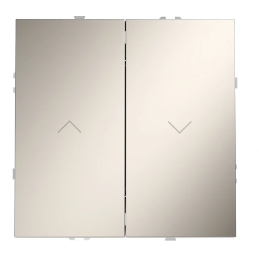 VLS020703 Выключатель встраиваемый Voltum S70 для жалюзи 10А, (кашемир)