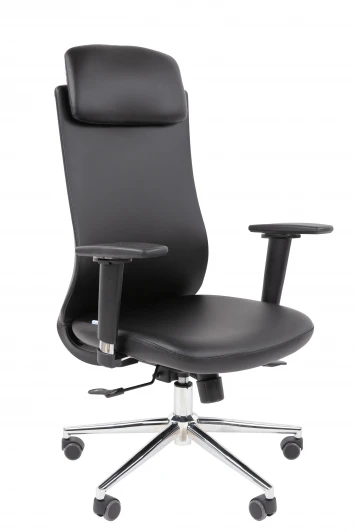 CHAIRMAN 500 ЛЮКС (LUX) ЭКО Офисное кресло Chairman 500LUX Россия экокожа черный 7184480