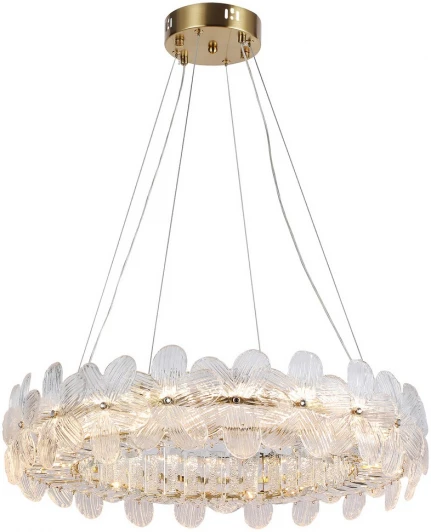 07600-60A,36 Подвесная люстра светодиодная Kink Light Лиона 07600-60A,36 (220V, на тросе, круглые)