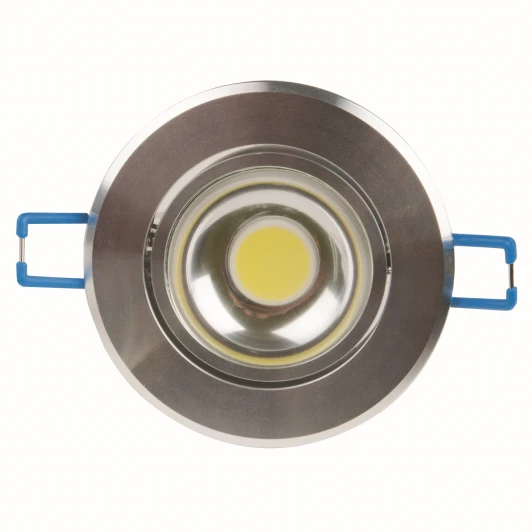 ULM-R31-3W/NW IP20 Silver картон Встраиваемый точечный светильник Uniel ULM-R31-3W/NW IP20 Silver картон